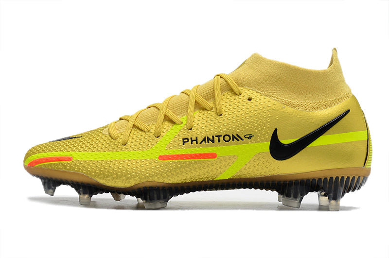 Chuteira Nike Campo Phantom GT 2 Elite FG - Dourado