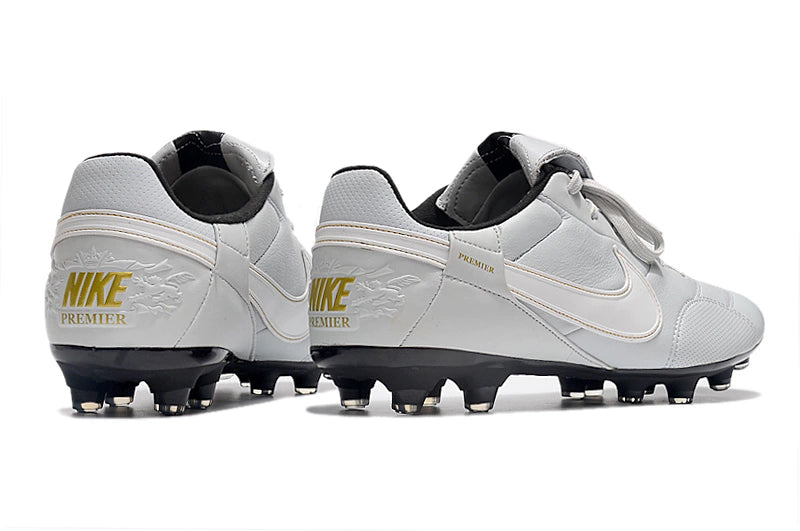Chuteira Nike Premier 3 FG - Cinza/Branco