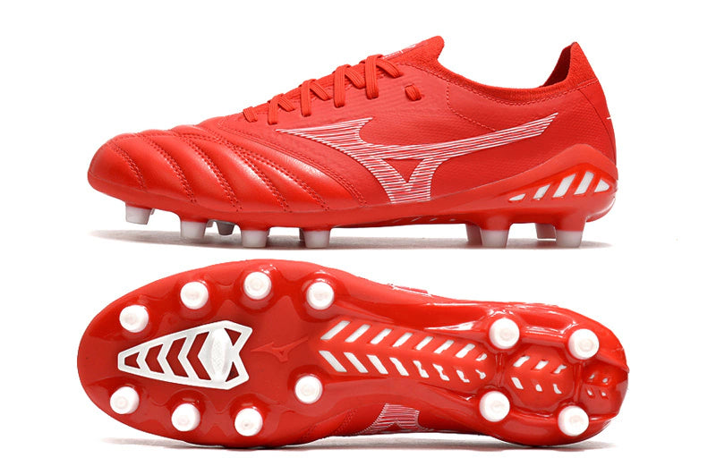 Chuteira Mizuno Morelia Neo 3 Campo FG - Vermelho/Branco