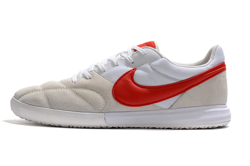 Chuteira Nike Premier 2 Futsal IC - Branco/Vermelho