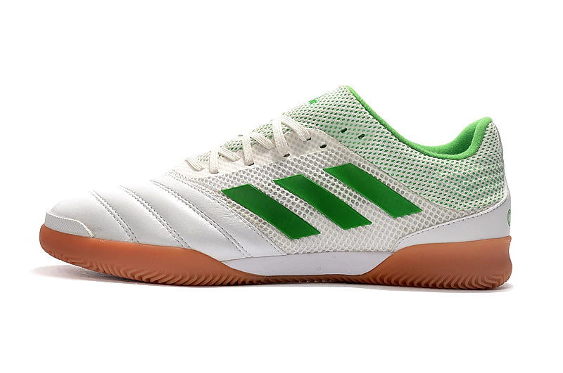 Chuteira Adidas Copa 20.1 Futsal - Branco/Verde