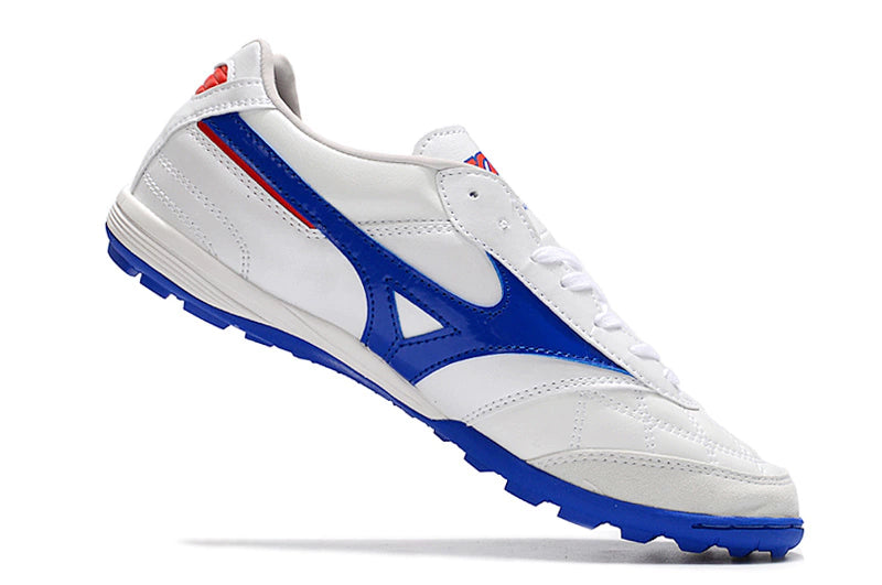 Chuteira Miuzno Morelia Neo Sala Society - Branco/Azul