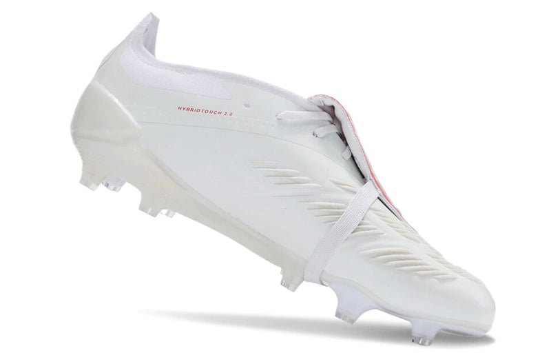 Chuteira Adidas Predstrike Elite Campo - Branco/Vermelho
