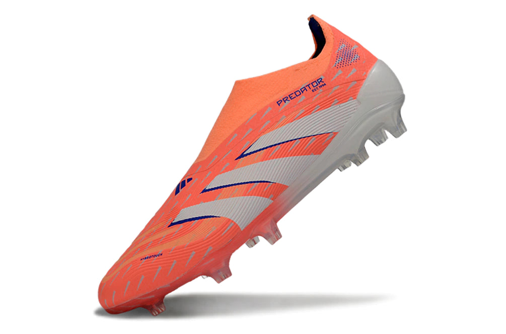 Chuteira Adidas Predator Elite 25 Laceless Campo "Coral Blaze"
