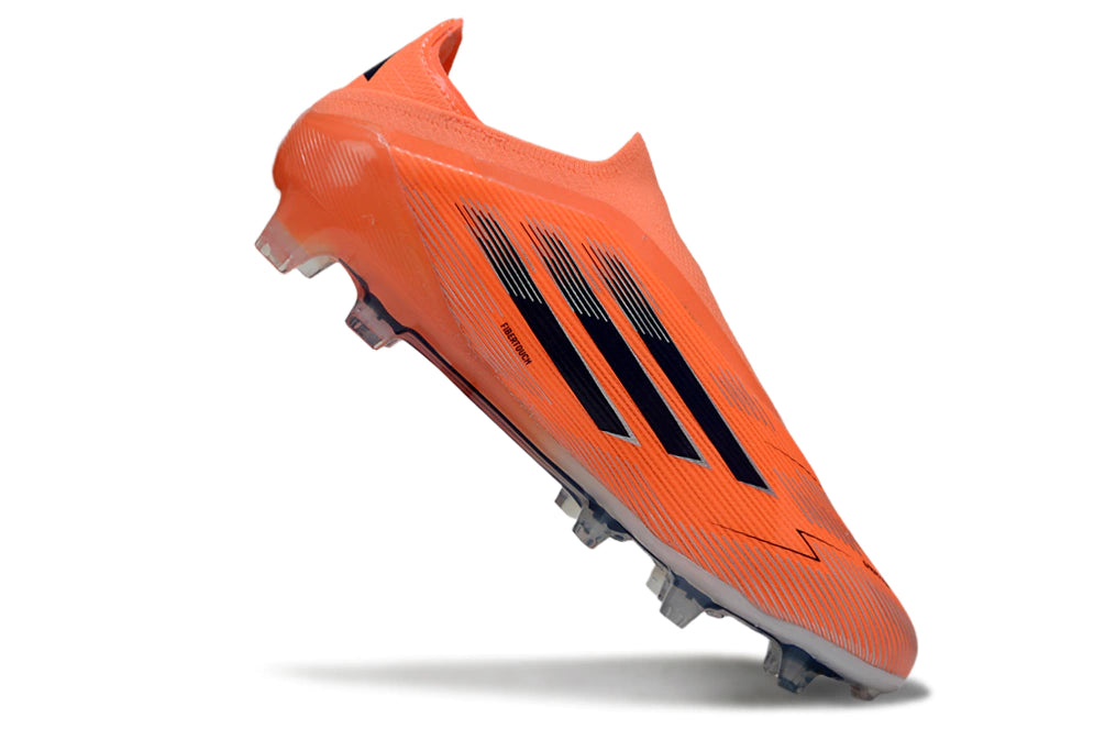Chuteira Adidas F50 X Laceless Campo - Laranja