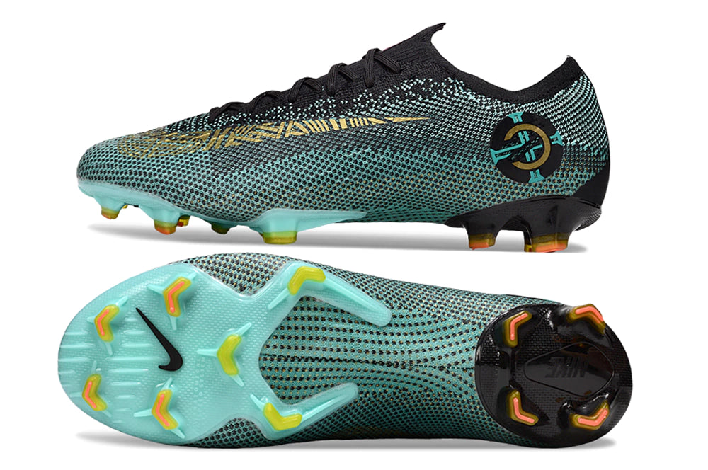Chuteira Nike Air Zoom Mercurial Vapor 12 Elite FG - Azul/Preto