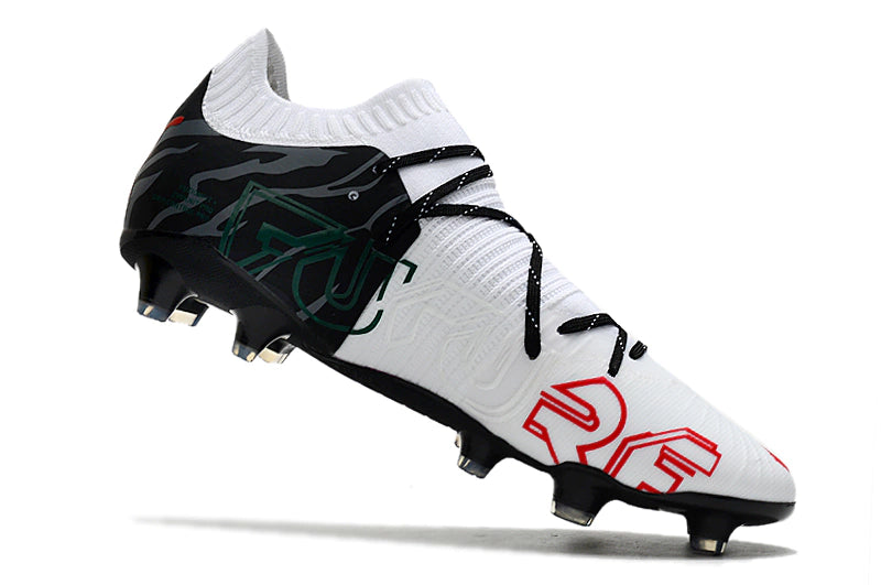 Chuteira Puma Future Z 1.1 Campo FG/AG - Branco/Preto