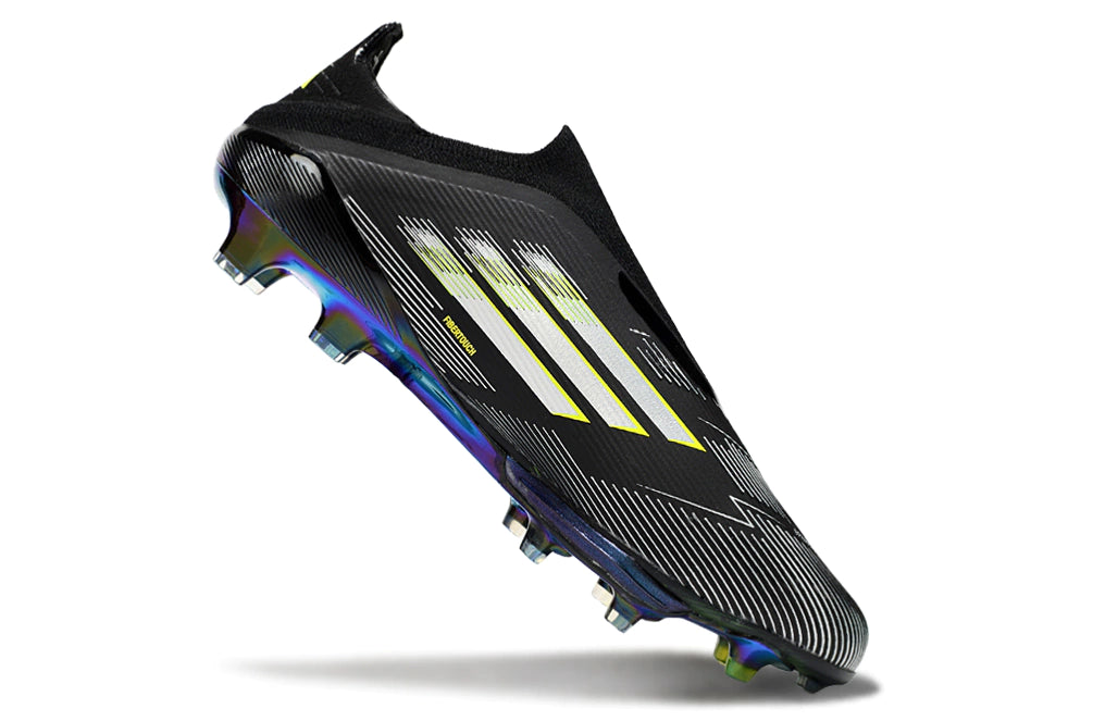 Chuteira Adidas F50 X Laceless Campo - Amarelo/Preto