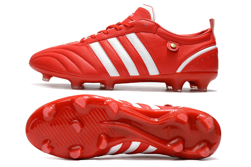 Chuteira Adidas Adipure Campo FG - Vermelho/Branco