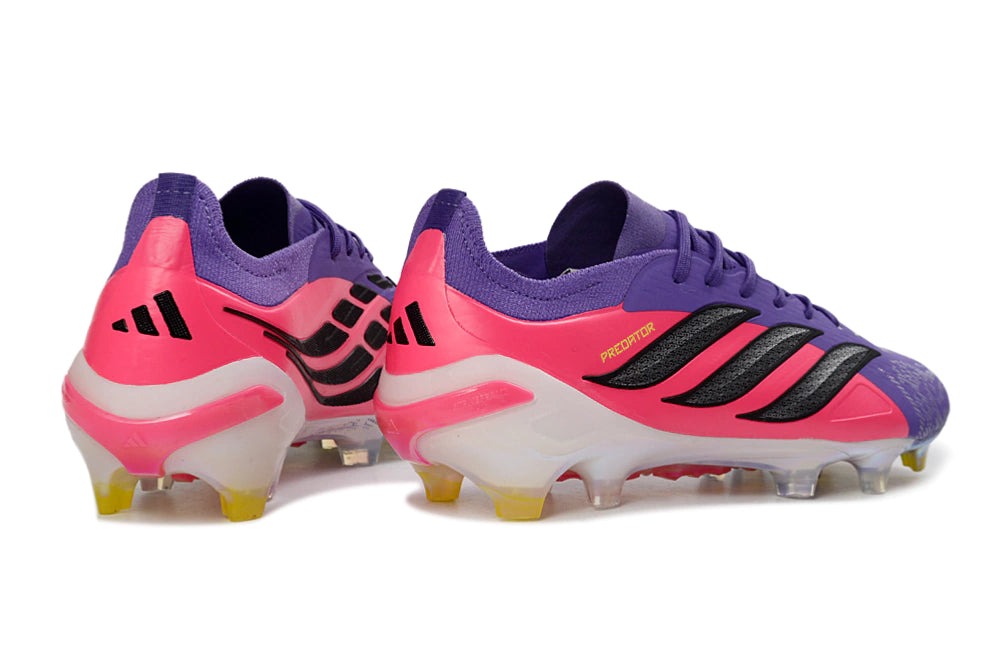 Chuteira Adidas Predator Elite 26 Campo FG - Roxo/Rosa