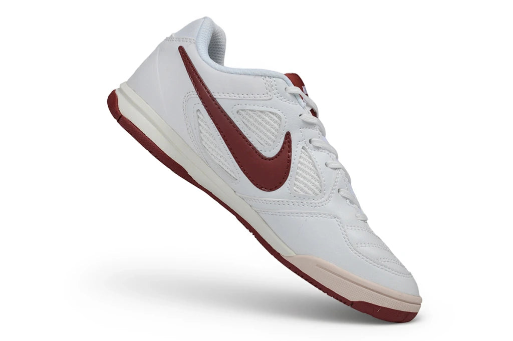 Chuteira Nike SB Gato Futsal - Branco/Marrom