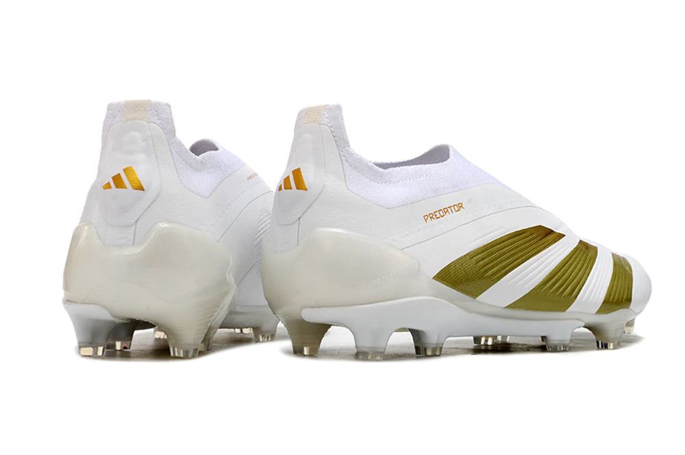Chuteira Adidas Predstrike Elite Laceless Campo - Branco/Verde