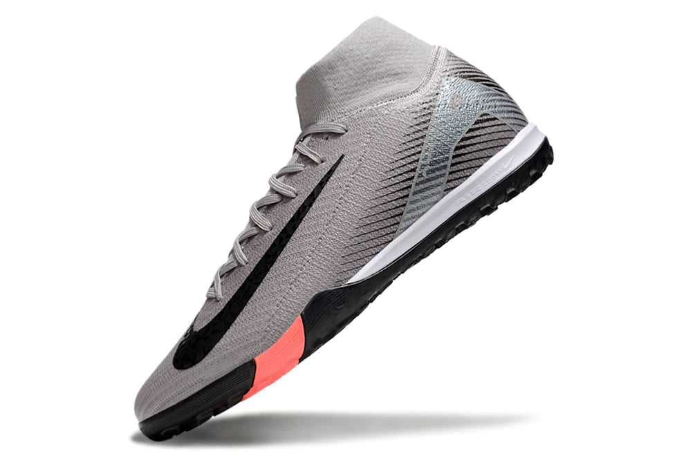 Chuteira Nike Mercurial Superfly 10 Elite Society - Cinza/Preto