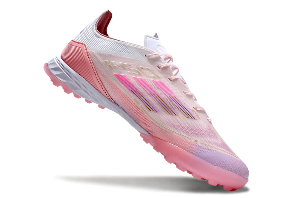 Chuteira Adidas X F50 Elite Society - Rosa/Branco