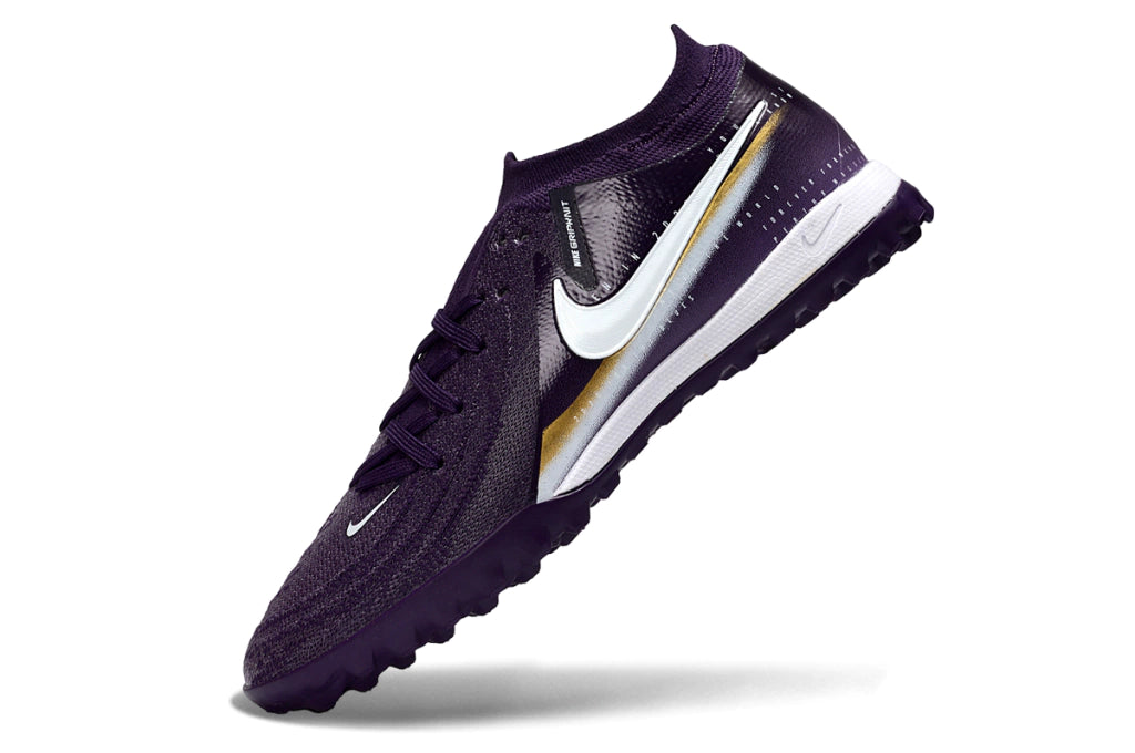 Chuteira Nike Phantom GX 2 Elite Society TF - Roxo
