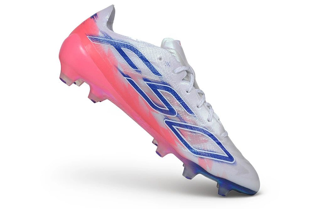 Chuteira Adidas F50 Hyperfast.1 Evo FG - Branco/Rosa