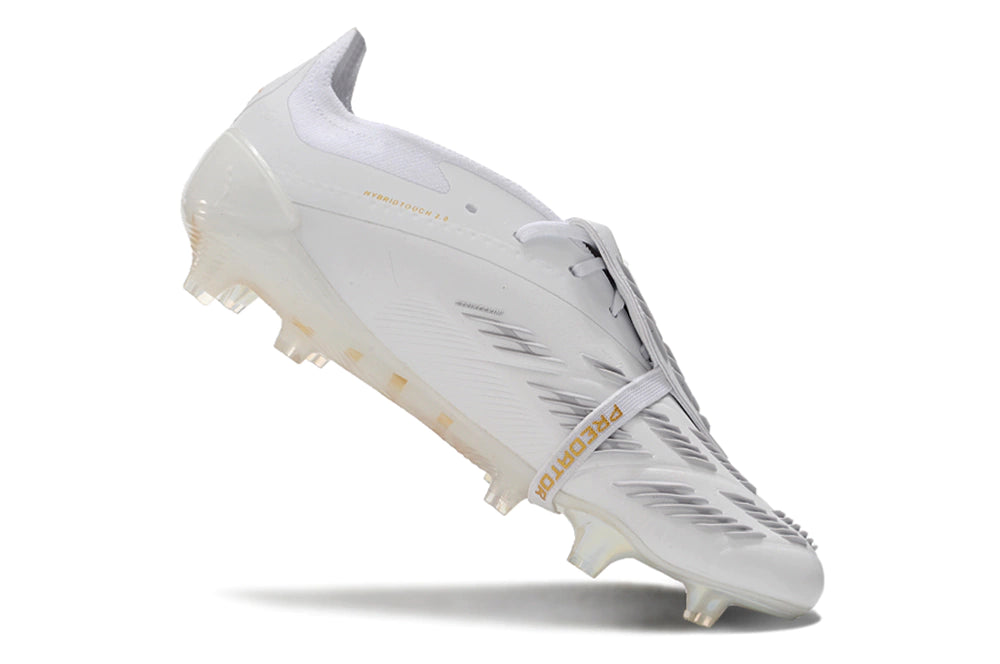 Chuteira Adidas Predstrike Elite Campo - Branco/Dourado
