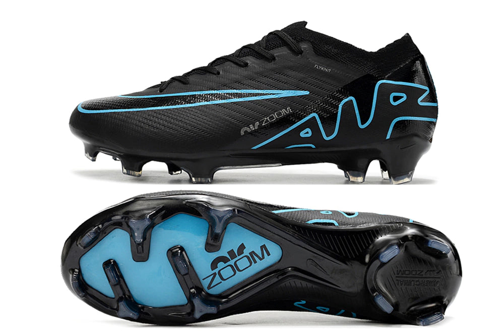 Chuteira Nike Air Zoom Mercurial Vapor 15 Elite FG - Preto/Azul