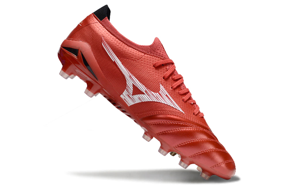 Chuteira Mizuno Morelia Neo 4 Campo - Vermelho