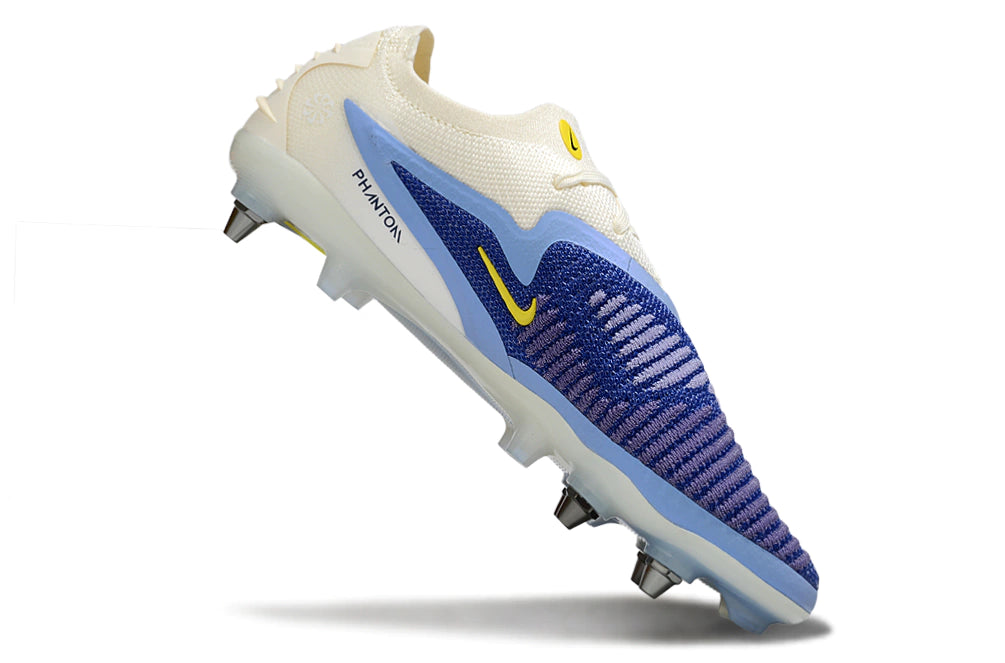 Chuteira Nike Phantom 6 Elite SG - Branco/Azul