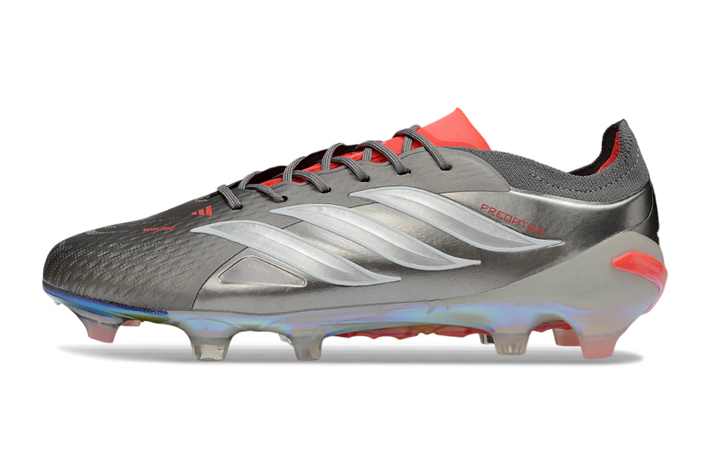 Chuteira Adidas Predator Elite 26 Campo FG - Prata