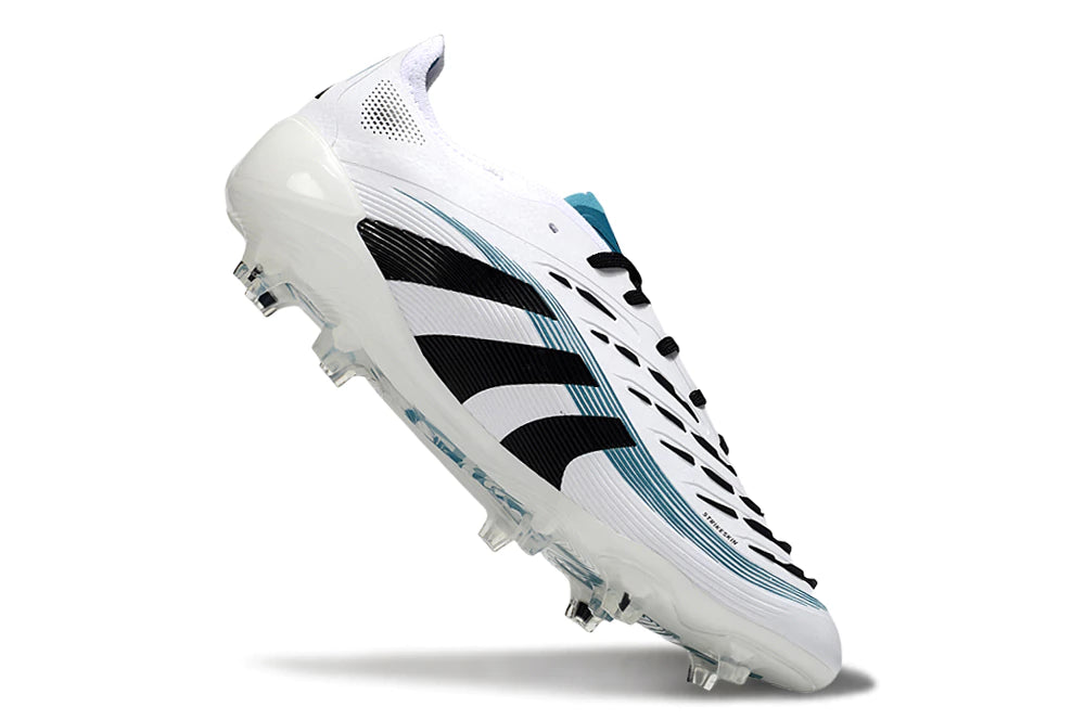 Chuteira Adidas Predator Elite 25 Campo FG - Branco/Preto