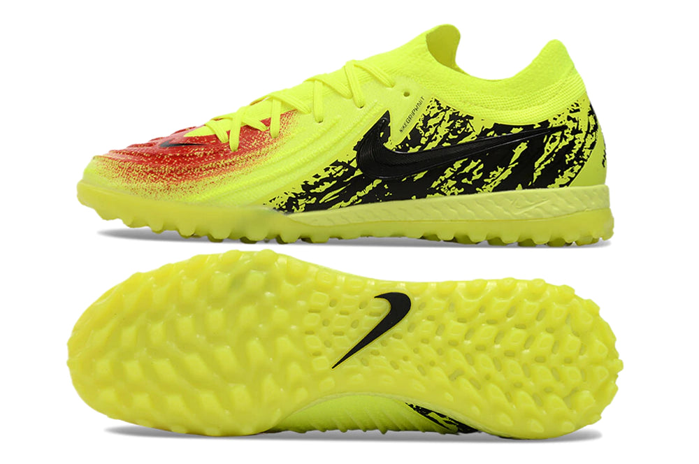 Chuteira Nike Phantom GX 2 Elite Society TF - Branco/Verde/Preto