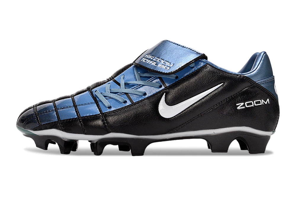 Chuteira Nike Total 90 Campo - Preto/Azul