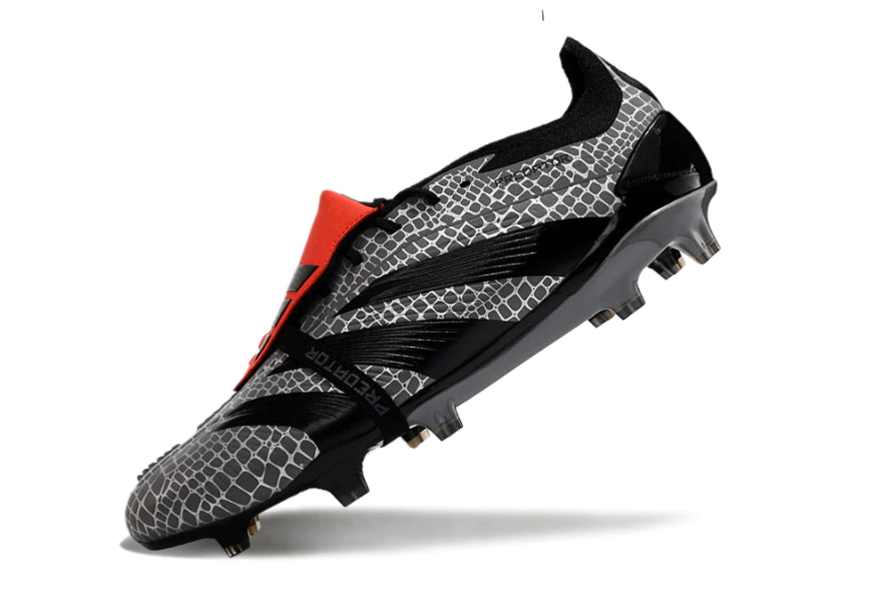 Chuteira Adidas Predstrike Elite Campo - Cinza/Preto
