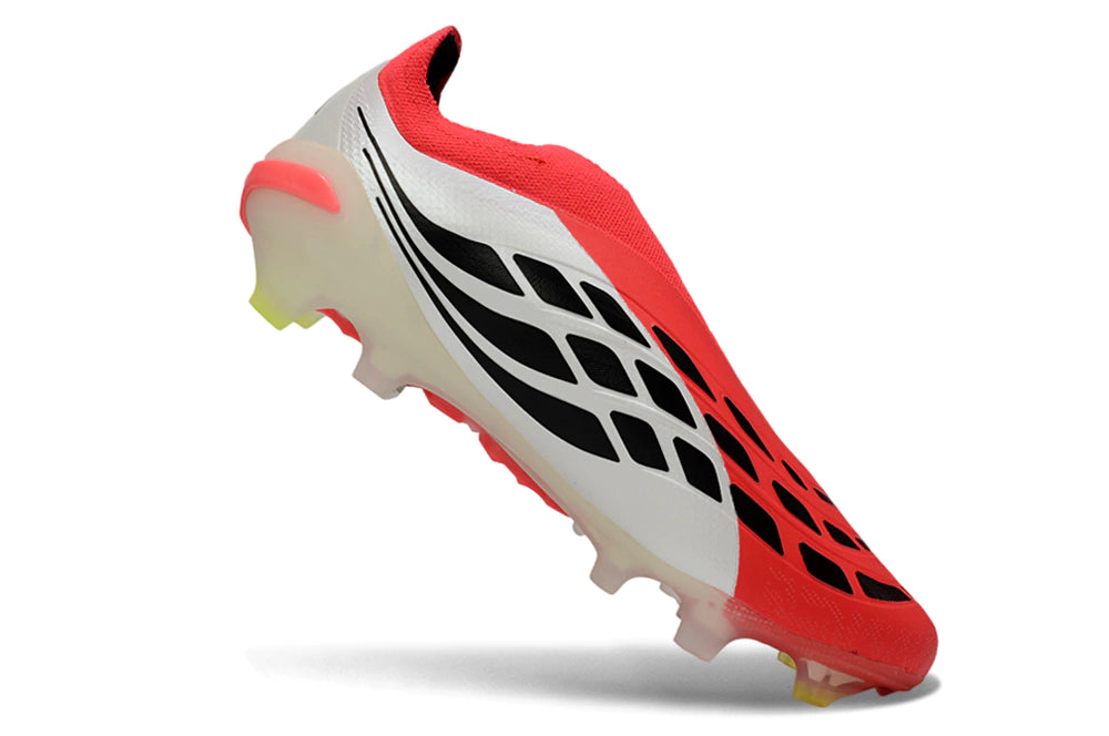 Chuteira Adidas Predator Laceless 26 Elite FG - Vermelho