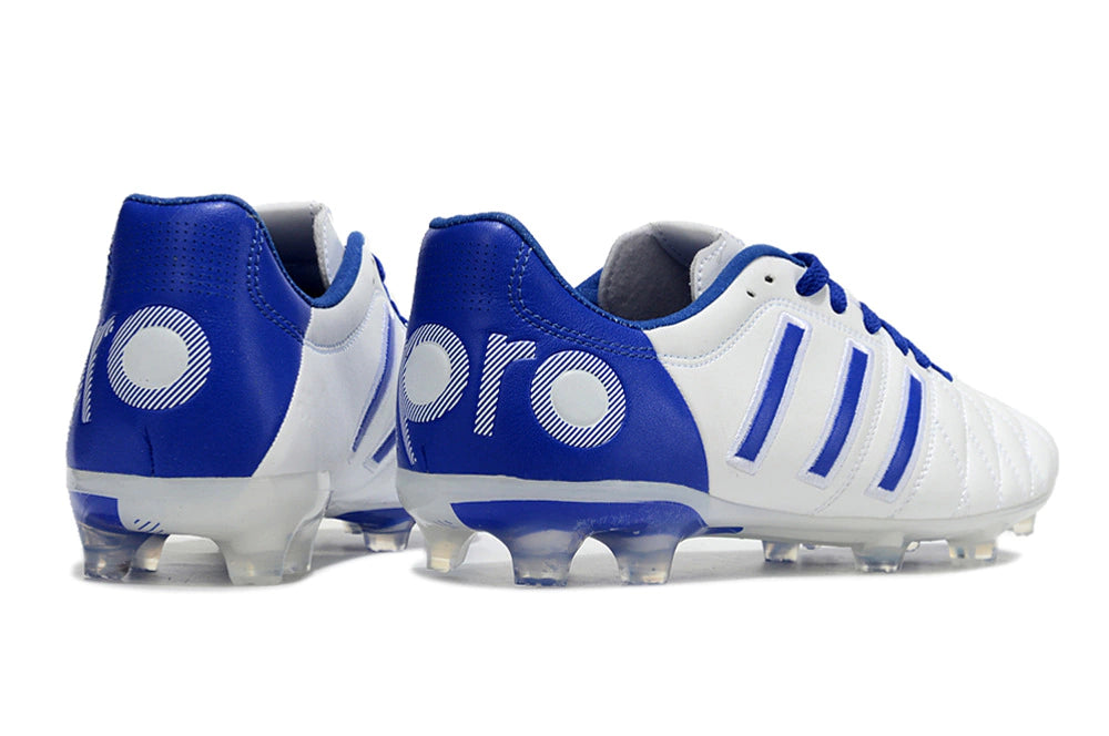 Chuteira Adidas Adipure 11Pro Campo FG - Branco/Azul