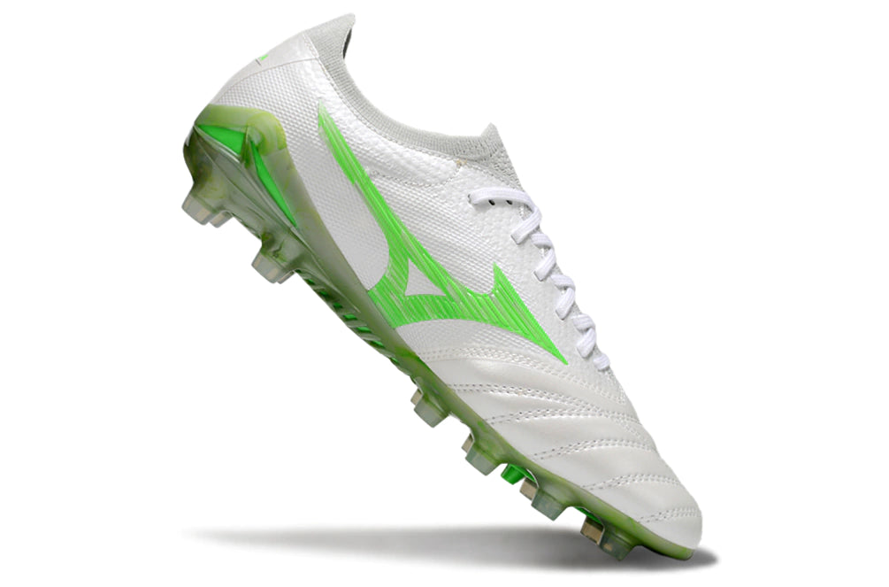 Chuteira Mizuno Morelia Neo 4 Campo - Branco/Verde