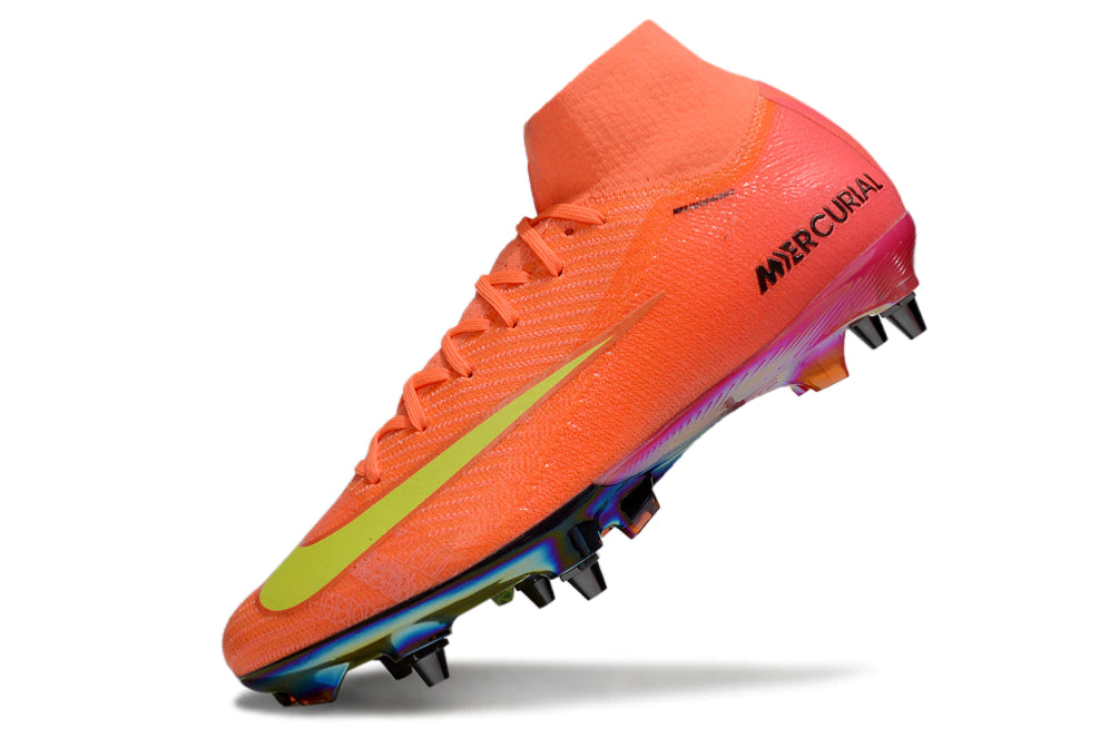 Chuteira Nike Air Zoom Mercurial Superfly 10 Elite SG - Laranja
