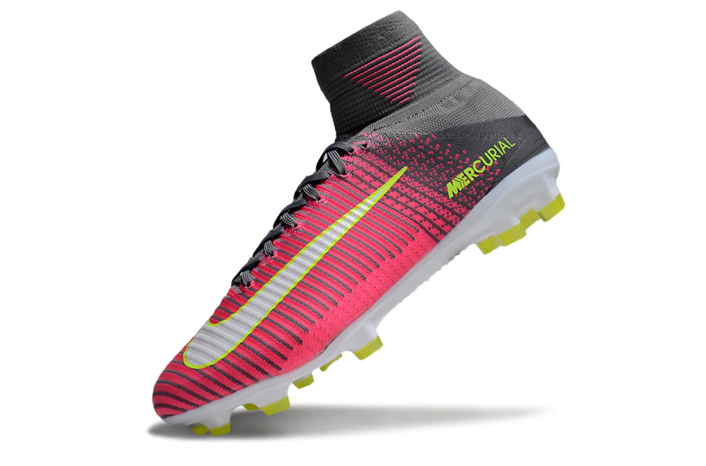 Chuteira Nike Mercurial Superfly 5 Elite Campo - Rosa