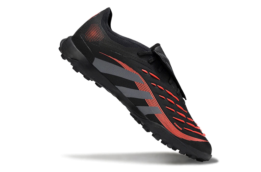 Chuteira Adidas Predator Tongue Elite 25 Society "Stealth Victory"