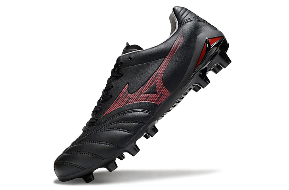 Chuteira Mizuno Morelia Neo 4 Campo - Preto/Vermelho