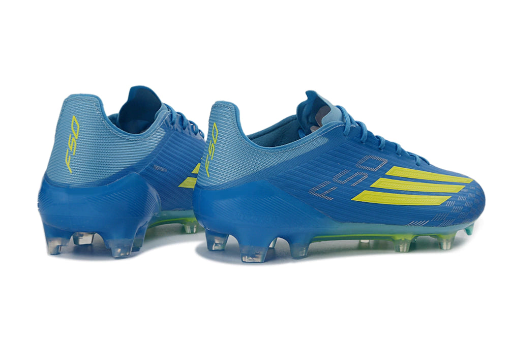 Chuteira Adidas F50 X Campo - Rosa - Azul
