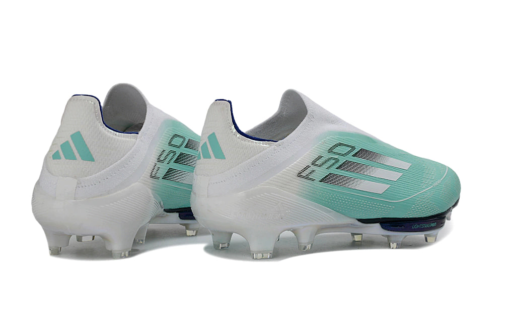 Chuteira Adidas F50+ Elite Campo - Azul/Branco