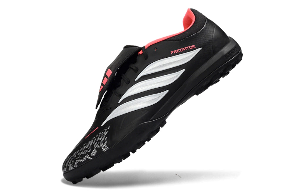 Chuteira Adidas Predator Tongue 26 Society - Preto/Vermelho