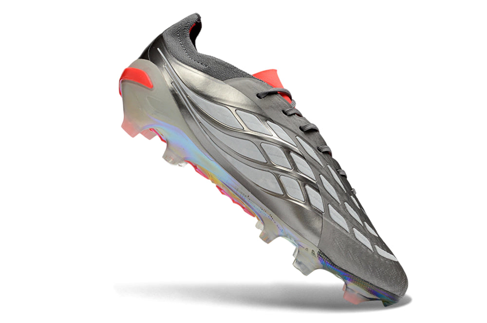 Chuteira Adidas Predator Elite 26 Campo FG - Prata