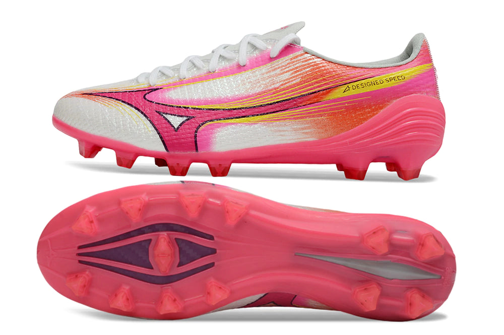 Chuteira Mizuno Alpha Japan 3 FG - Rosa