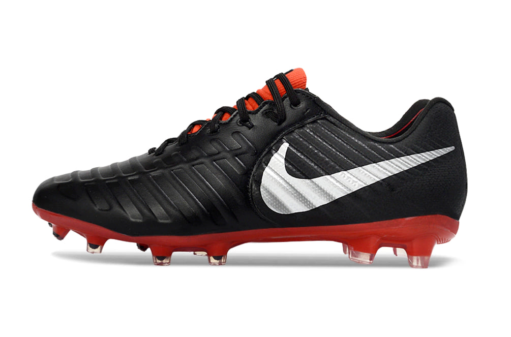 Chuteira Nike Tiempo Legend 7 Elite FG - Preto/Vermelho