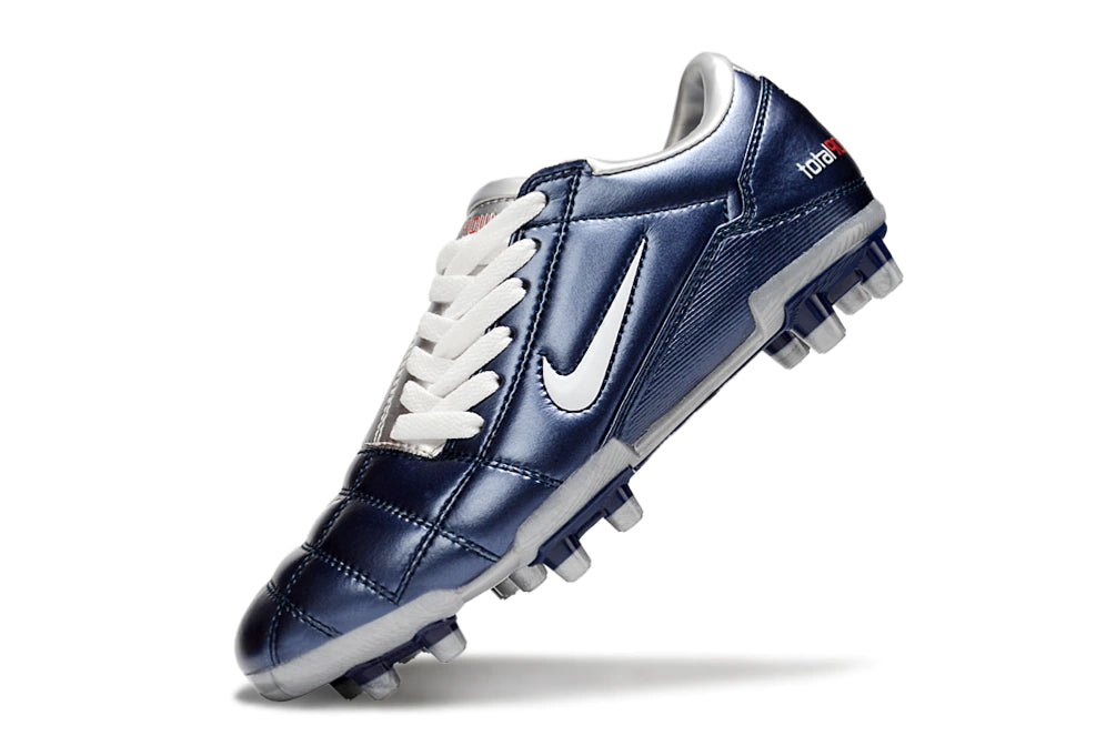 Chuteira Nike Total 90 Campo - Azul/Prata