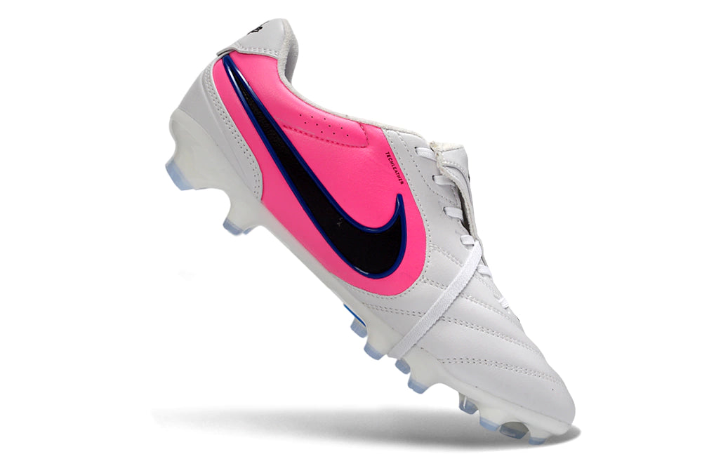 Chuteira Nike Tiempo Ligera Pro FG - Branco/Azul