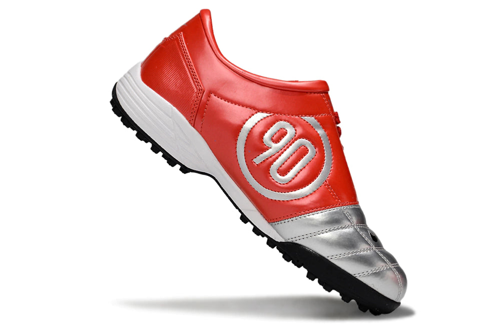 Chuteira Nike Total 90 Society - Prata/Vermelho