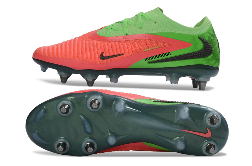 Chuteira Nike Phantom 6 Elite SG - Laranja/Verde