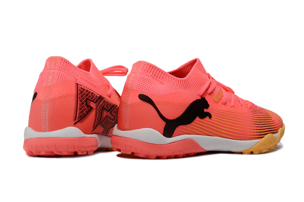 Chuteira Puma Future 7 Match Society - Laranja/Preto/Branco