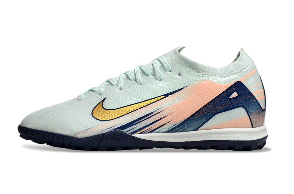 Chuteira Nike Mercurial Vapor 16 Elite Society - Branco/Azul/Rosa
