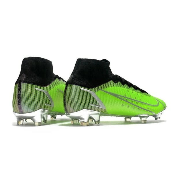 Chuteira Nike Mercurial Superfly 8 Elite Campo FG - Verde/Prata