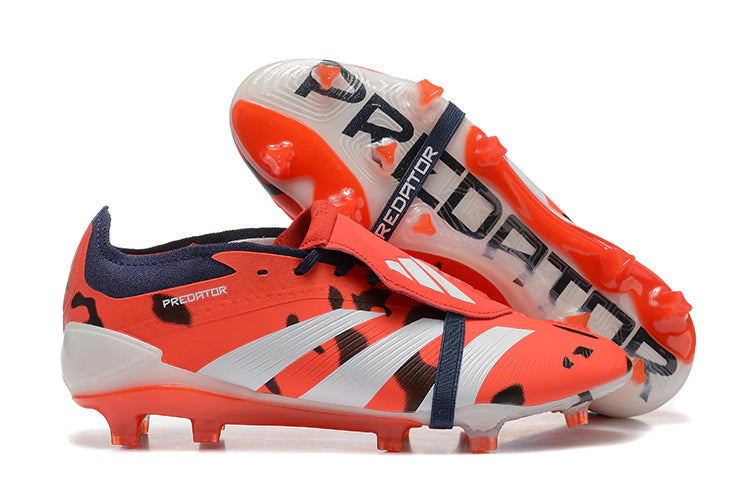 Chuteira Adidas Predstrike Elite Campo - Vermelho/Preto/Branco